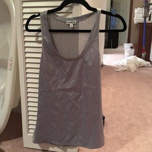 EXPRESS silver dressy tank. Size XS.
